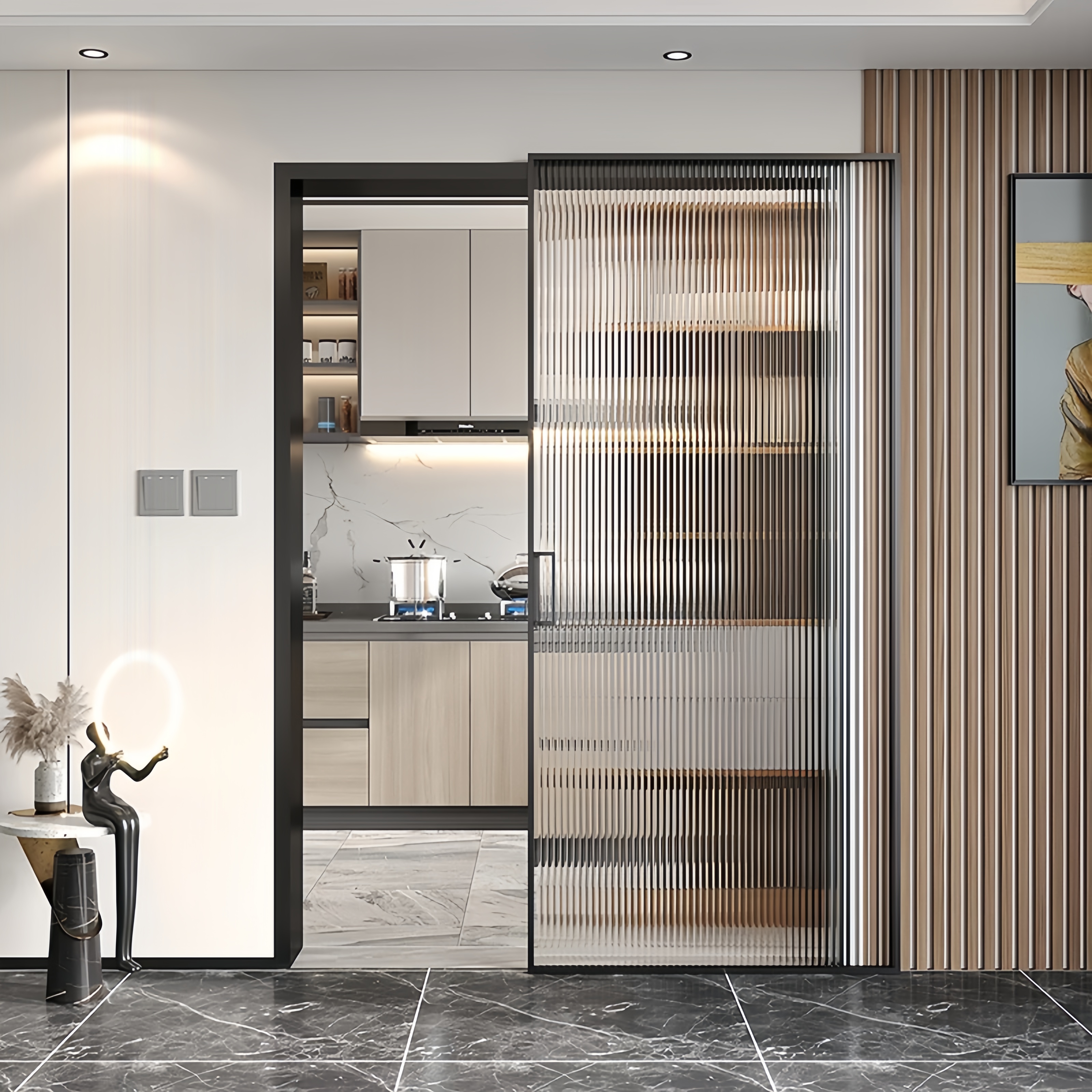 Cửa Lùa Slim Ray Tàng Hình: Đột Phá Trong Thiết Kế Nội Thất Hiện Đại